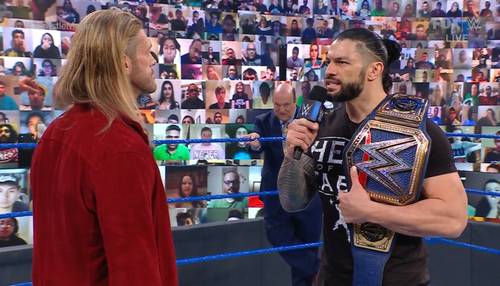 Edge y Roman Reigns - SmackDown 5 de febrero 2021