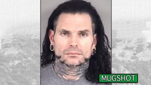 Mugshot de Jeff Hardy arrestado por conducir intoxicado en Cabarrus County, North Carolina (10/03/2018) / ProWrestlingSheet.net