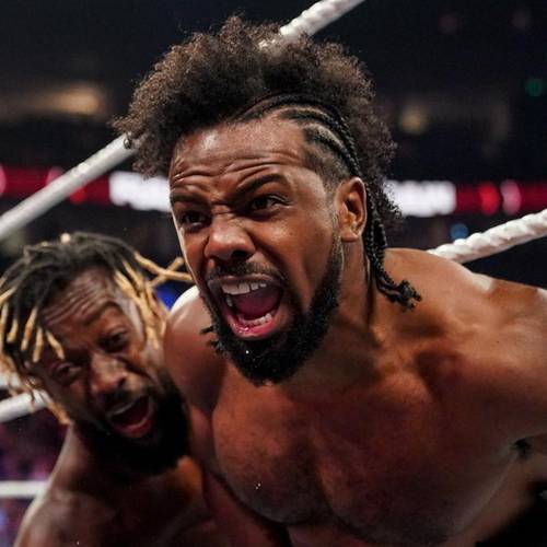 Xavier Woods y Kofi Kingston en WWE WWE