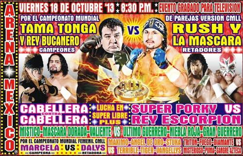 CMLL / Arena México – 18 de octubre de 2013 / Image by cmll.com