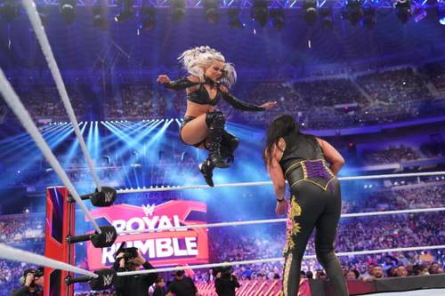 Liv Morgan en el Royal Rumble 2022