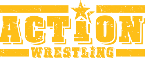 Superluchas - Resultados Logotipo de ACTION Wrestling sobre fondo negro.