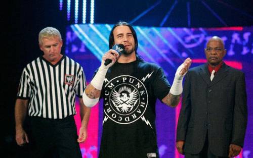 CM Punk y Teddy Long en WWE WWE