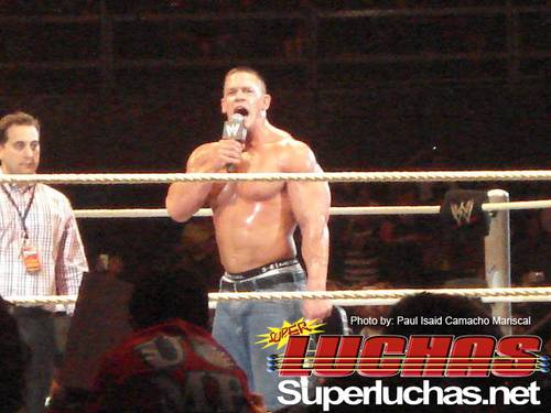 John Cena confirma que RAW y SmackDown se grabarán en octubre en México - 13 de mayo de 2011 / Photo by: Paul Isaid Camacho Mariscal