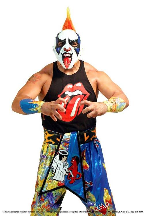 Psycho Clown / Foto cortesía de Lucha Libre Triple A.