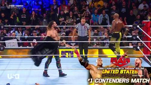 Seth Rollins vs Bobby Lashley en WWE RAW 12 de diciembre 2022