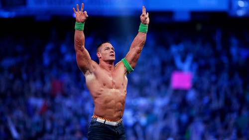 John Cena hace el Gesto o la Señal de OK / WWE Los fans aman a John Cena