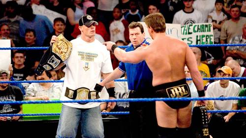 John Cena y JBL cara a cara en la WWE