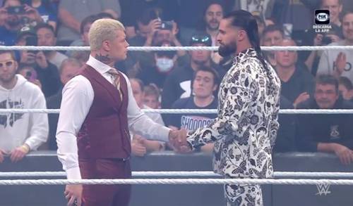 Seth Rollins y Cody Rhodes - WWE RAW