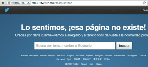 Charlie Sheen cerró su cuenta en Twitter