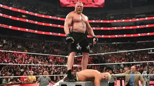 Brock Lesnar y Cody Rhodes Raw 03 04 2023