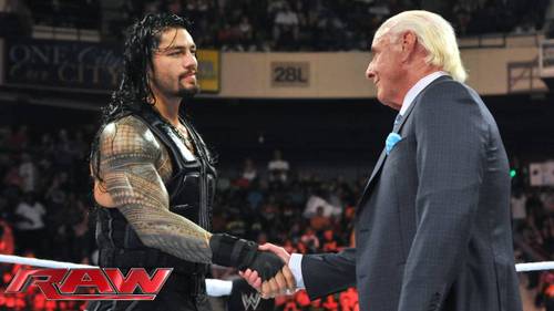 Roman Reigns y Ric Flair (14/07/2014) / WWE©