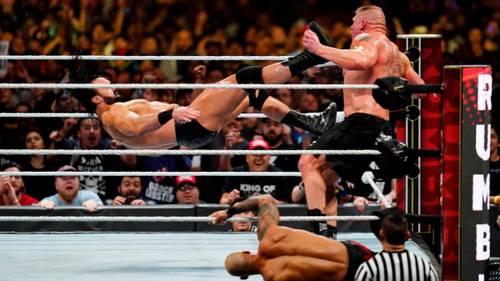 Drew McIntyre elimina a Brock Lesnar del Royal Rumble 2020