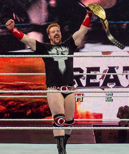 Sheamus como campeón mundial / Photo by Ed Webster - Wikipedia.org