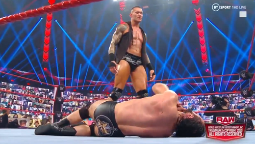 Randy Orton y Drew McIntyre - Raw 21 de septiembre 2020