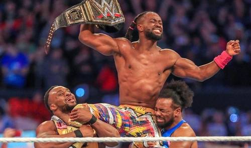 Kofi Kingston, Big E y Xavier Woods en WrestleMania 35 - WWE
