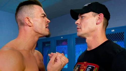 Austin Theory y John Cena Raw 27 06 2022 WWE
