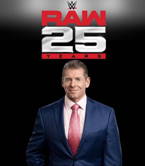 Vince McMahon en el Aniversario 25 de WWE Monday Night Raw (22/01/2018) / WWE©