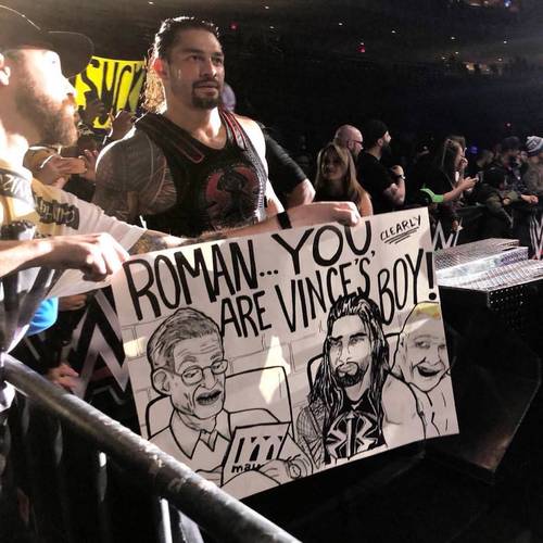 Un fan a Roman Reigns: &quote;Roman ... ¡Tú claramente eres el chico de Vince!&quote;