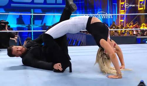 Charlotte Flair y Drew Gulak - WWE SmackDown 15 de abril 2022