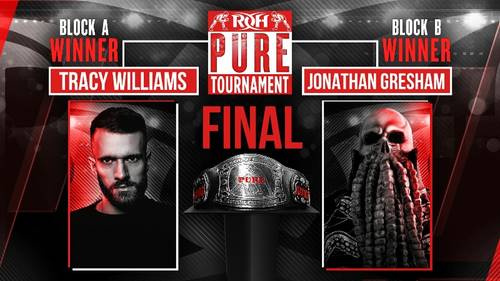 Tracy Williams vs. Jonathan Gresham en la final del torneo por el Campeonato Puro de ROH - SBG