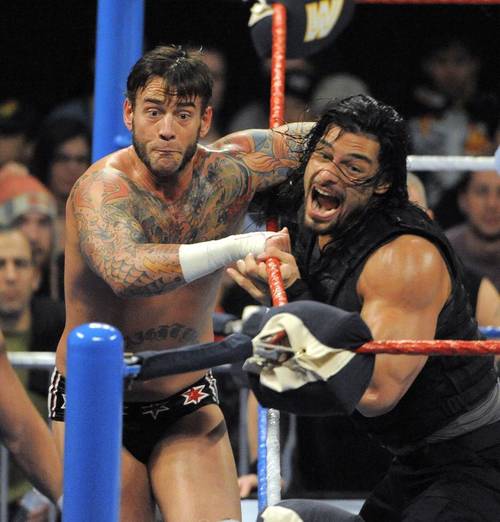 CM Punk y Roman Reigns en 2013 - WWE