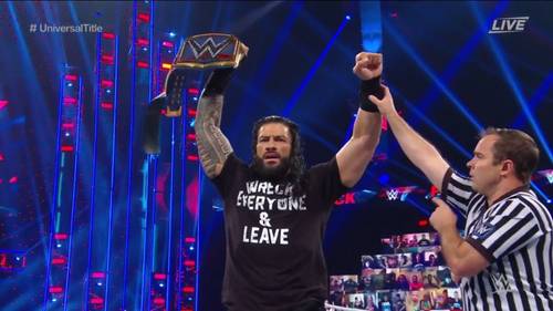 Roman Reigns nuevo Campeón Universal WWE en WWE Payback 2020 (30/08/2020) / WWE