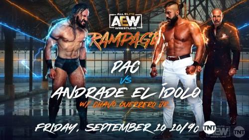 PAC vs. Andrade el Ídolo con Chavo Guerrero en AEW Rampage (10/09/2021) / AEW