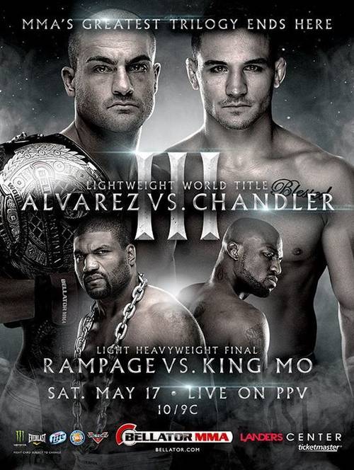 Alvarez vs. Chandler 3 Póster / Bellator