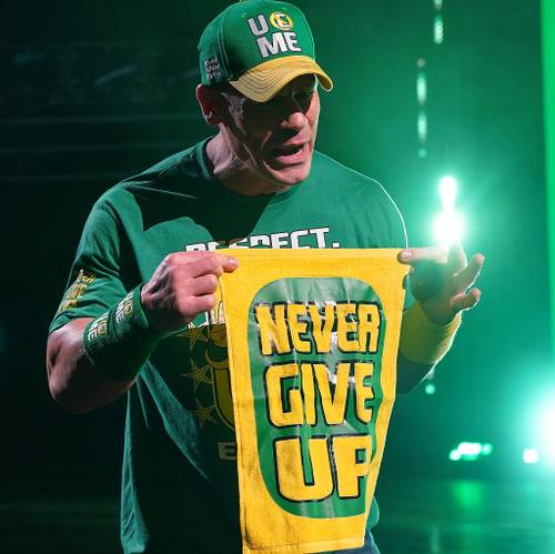 John Cena en el Little Caears Arena en Detroit, Michigan (01/08/2021) / WWE