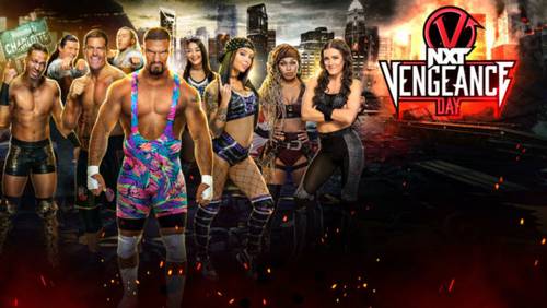 NXT Vengeance Day 2023 poster WWE