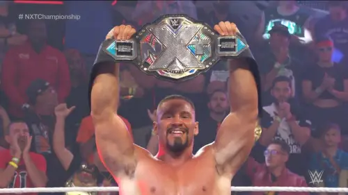 Bron Breakker como Campeón NXT