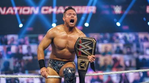 The Miz como Campeón WWE en el PPV Elimination Chamber 2021 (21/02/2021) / WWE / WWE.com