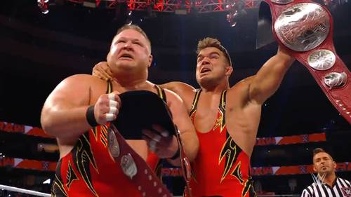 Otis y Chad Gable (Alpha Academy) nuevos Campeones de Parejas Raw (10/01/2022) / WWE