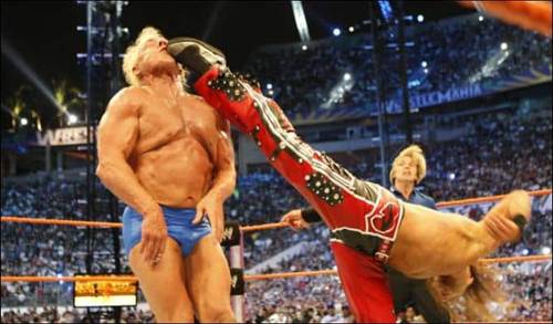 Combate de retiro de Ric Flair