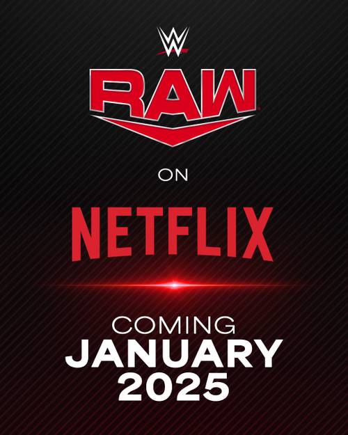 Superluchas - WWE RAW en Netflix en enero de 2025.