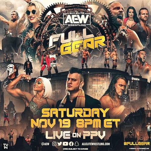 AEW Full Gear 2022 poster