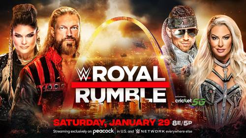 Edge y Beth Phoenix vs. The Miz y Maryse - Royal Rumble 2022