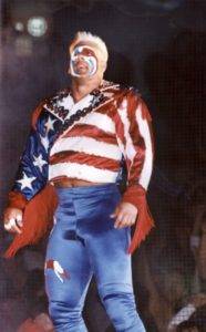 Sting en su look &quote;Great American Bash&quote;, el luchador más popular de los Estados Unidos a finales de los 80s