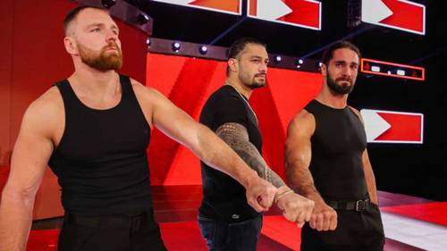 The Shield ayer durante Monday Night Raw - WWE