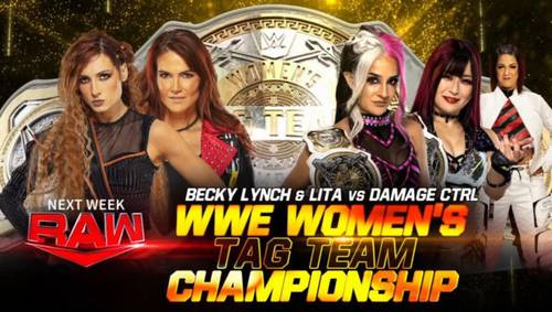 Lita y Becky Lynch vs Iyo Sky y Dakota kai