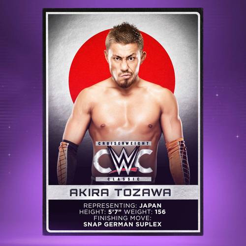 Akira Tozawa en el WWE Cruiserweight Classic / WWE©