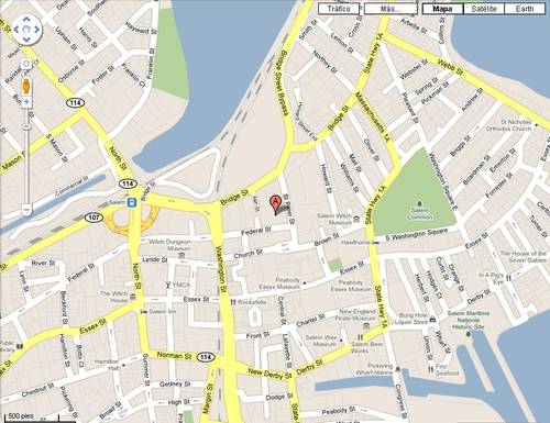 Centro Cristiano Adonai De Salem - 10 Federal St, Salem, MA. / GoogleMaps