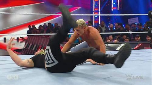 Cody Rhodes vs Baron Corbin en WWE RAW 13 de febrero 2023