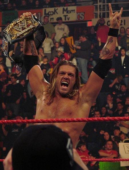 Edge tras derrotar a Jeff Hardy por el WWE Championship (Royal Rumble 2009) / Photo by Papacha - Creative Commons License