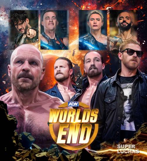 Cobertura y resultados AEW WORLDS END 2024 | Jon Moxley vs. Hangman Page vs. Jay White vs. Orange Cassidy