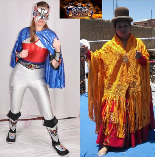 Lady Star (AWF) vs Cholita Wrestling Beatriz - Super Catch Bolivia