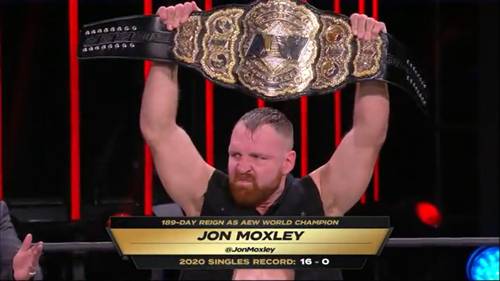 JON MOXLEY AEW ALL OUT 2020 2