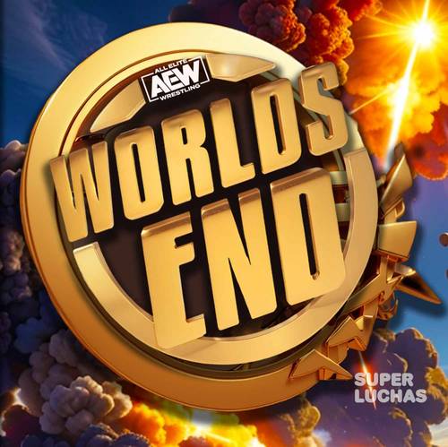 Logo AEW Worlds End — SuperLuchas