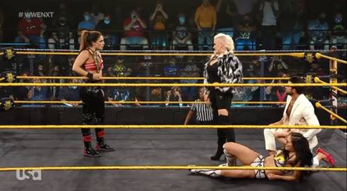 Raquel Gonzalez y Franky Monet - WWE NXT